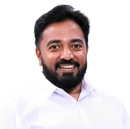 Portrait of Rahul Awade, Member of the Maharashtra Legislative Assembly for Ichalkaranji.